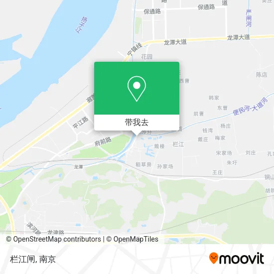 栏江闸地图