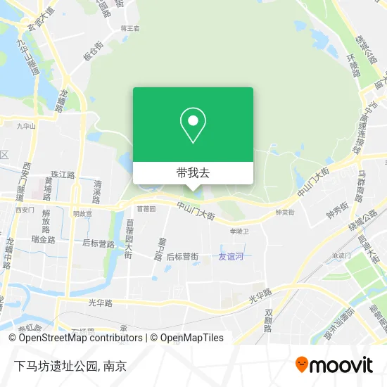 下马坊遗址公园地图