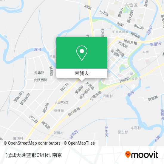 冠城大通蓝郡C组团地图