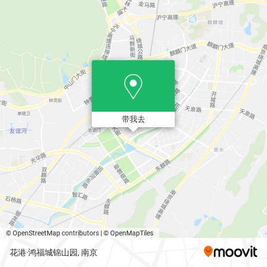 花港·鸿福城锦山园地图