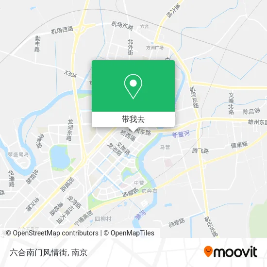 六合南门风情街地图
