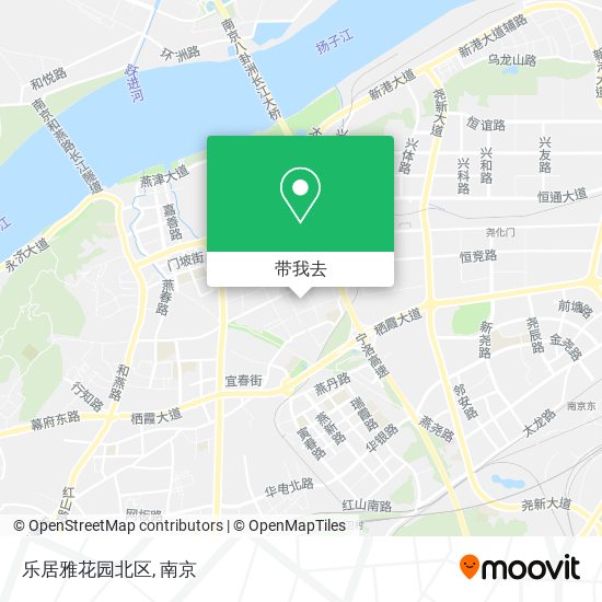 乐居雅花园北区地图