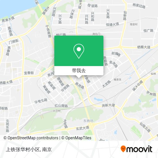 上铁张华村小区地图