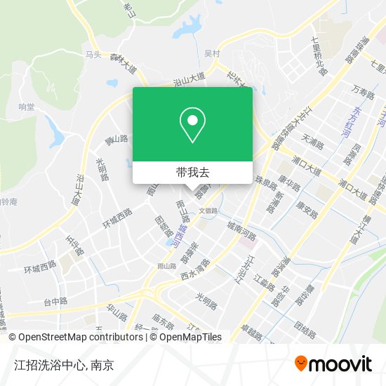 江招洗浴中心地图