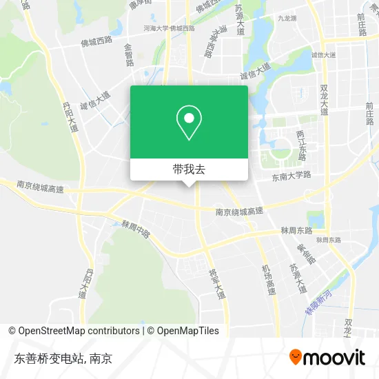 东善桥变电站地图