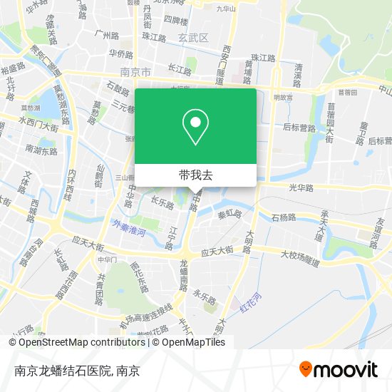 南京龙蟠结石医院地图