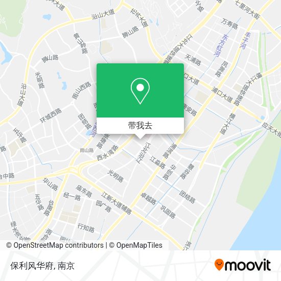 保利风华府地图