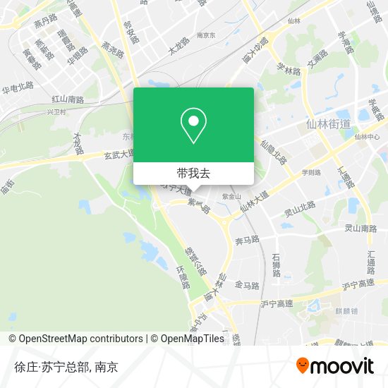 徐庄·苏宁总部地图