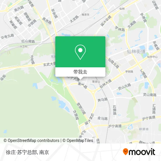 徐庄·苏宁总部地图