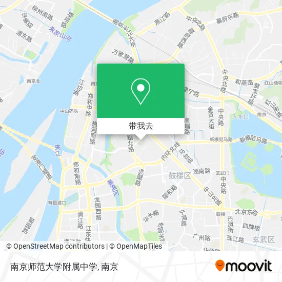 南京师范大学附属中学地图
