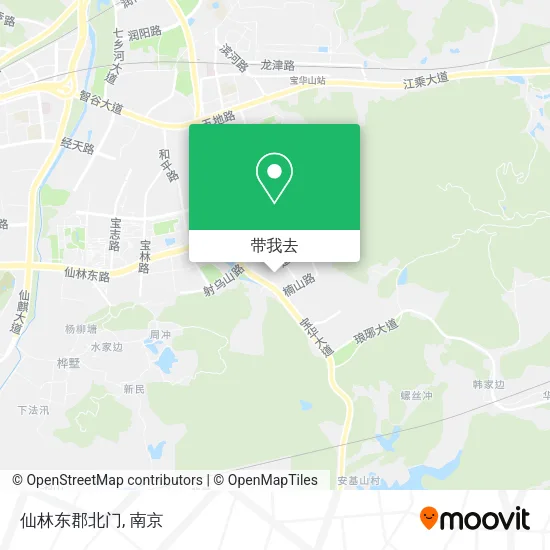 仙林东郡北门地图