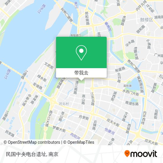 民国中央电台遗址地图
