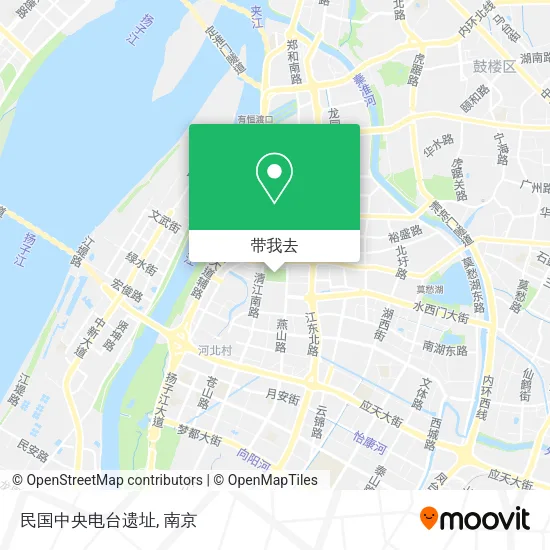民国中央电台遗址地图