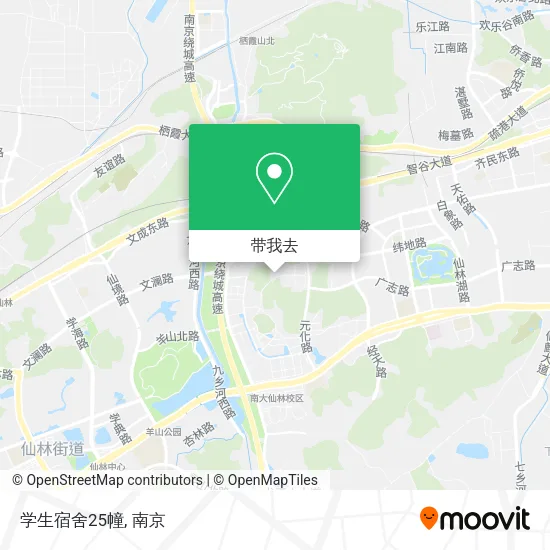 学生宿舍25幢地图