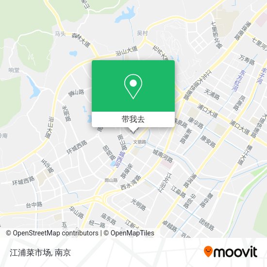 江浦菜市场地图