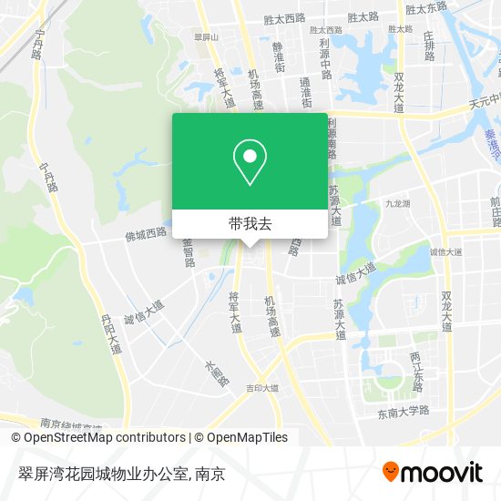 翠屏湾花园城物业办公室地图