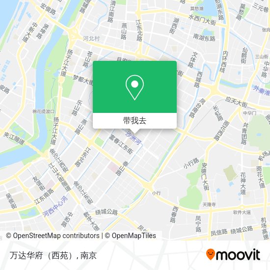 万达华府（西苑）地图