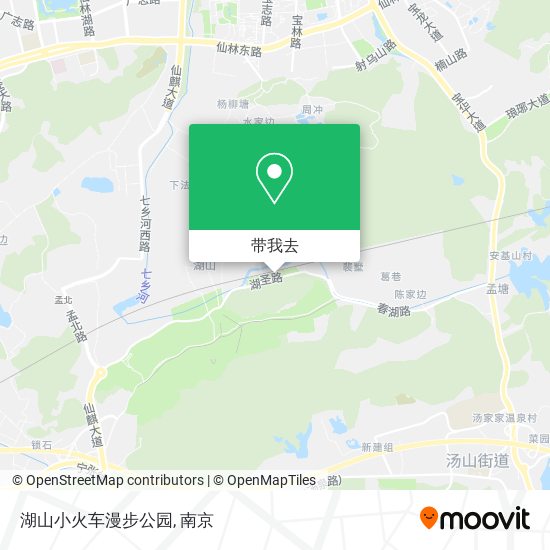 湖山小火车漫步公园地图