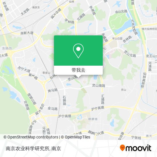 南京农业科学研究所地图