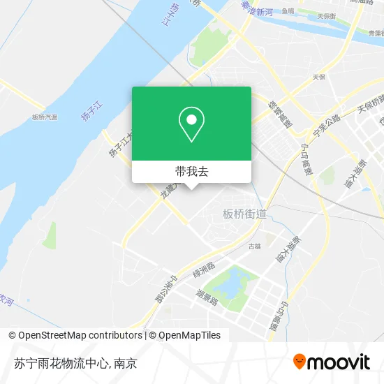 苏宁雨花物流中心地图