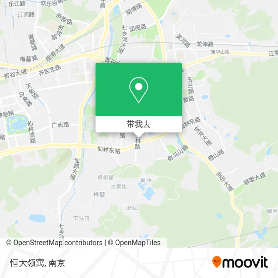 恒大领寓地图