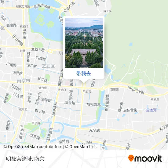 明故宫遗址地图