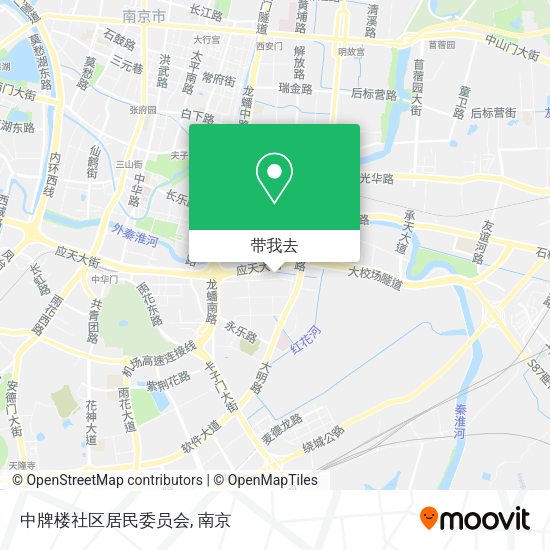 中牌楼社区居民委员会地图