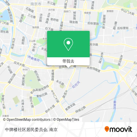 中牌楼社区居民委员会地图