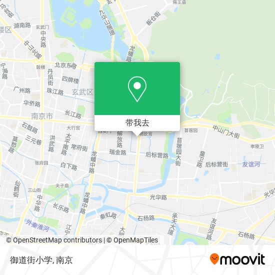 御道街小学地图