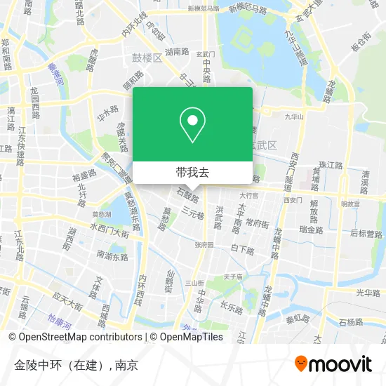 金陵中环（在建）地图
