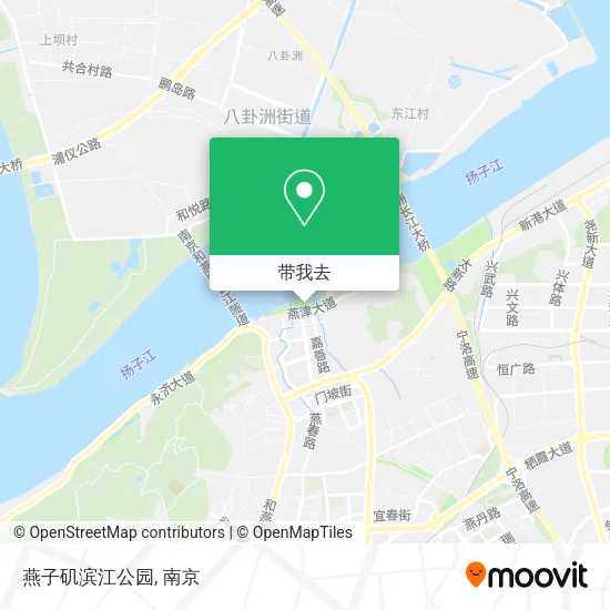 燕子矶滨江公园地图