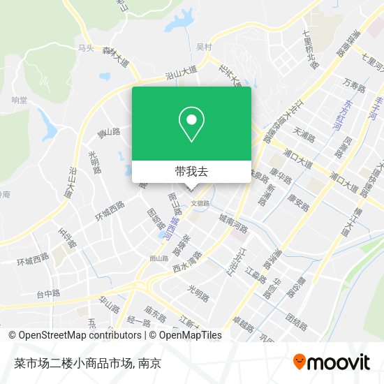 菜市场二楼小商品市场地图