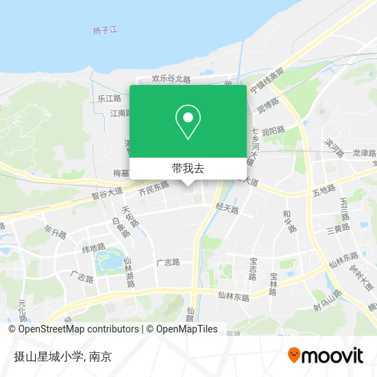 摄山星城小学地图