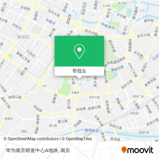 华为南京研发中心A地块地图