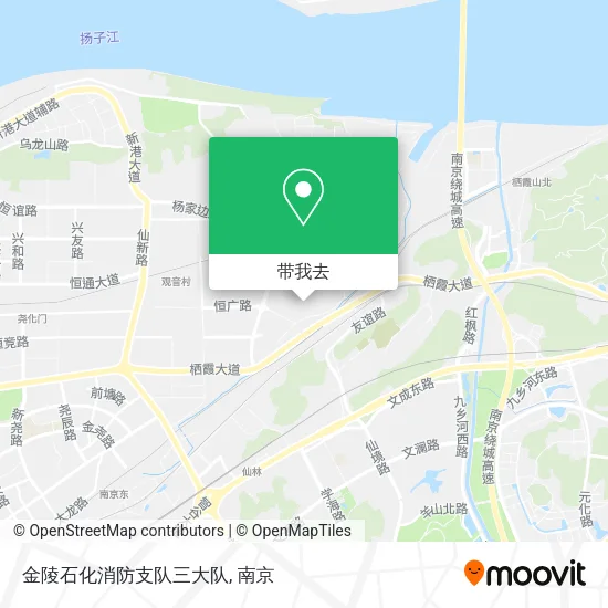 金陵石化消防支队三大队地图
