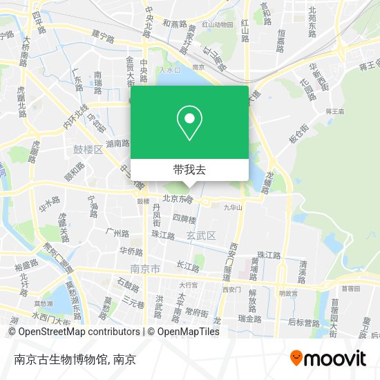 南京古生物博物馆地图