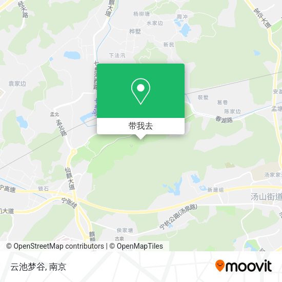 云池梦谷地图