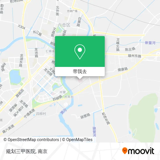 规划三甲医院地图