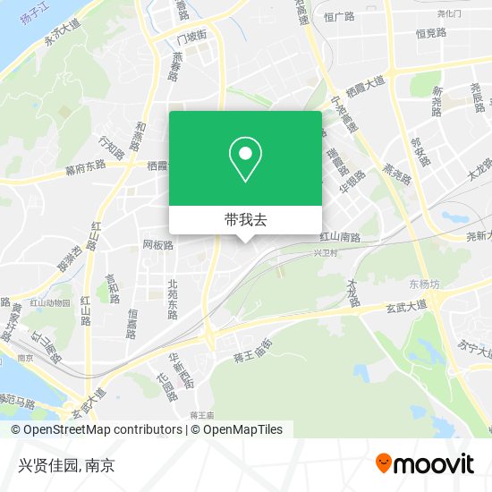 兴贤佳园地图