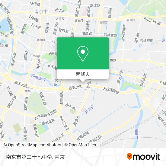 南京市第二十七中学地图