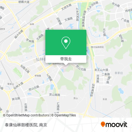 泰康仙林鼓楼医院地图