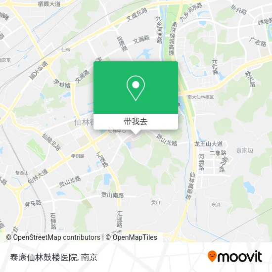 泰康仙林鼓楼医院地图