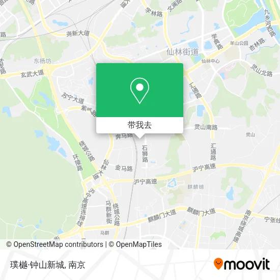 璞樾·钟山新城地图
