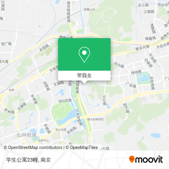 学生公寓23幢地图