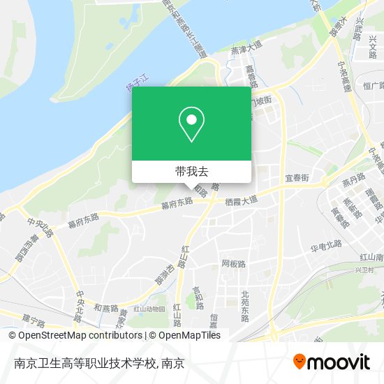南京卫生高等职业技术学校地图