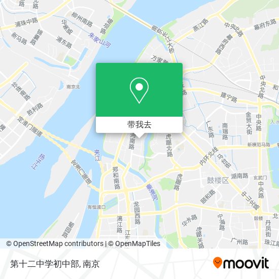 第十二中学初中部地图