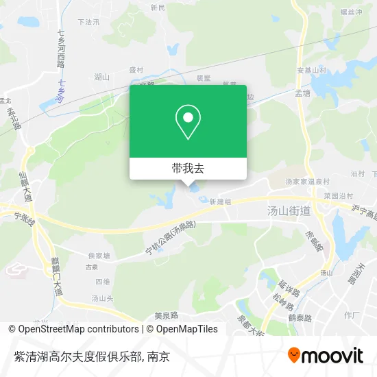 紫清湖高尔夫度假俱乐部地图