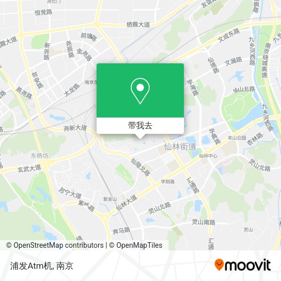 浦发Atm机地图
