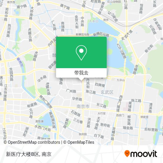 新医疗大楼B区地图