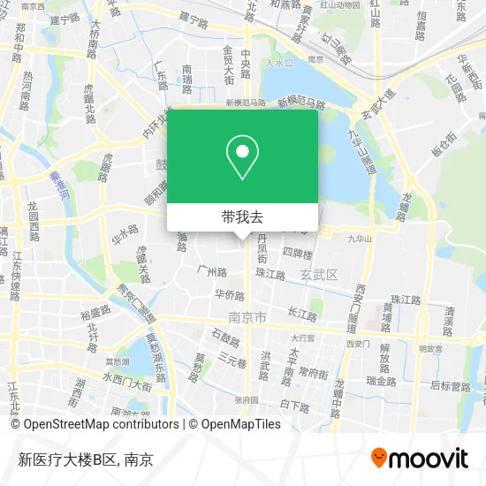 新医疗大楼B区地图